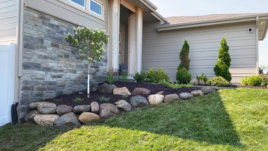 Softscape planting Omaha